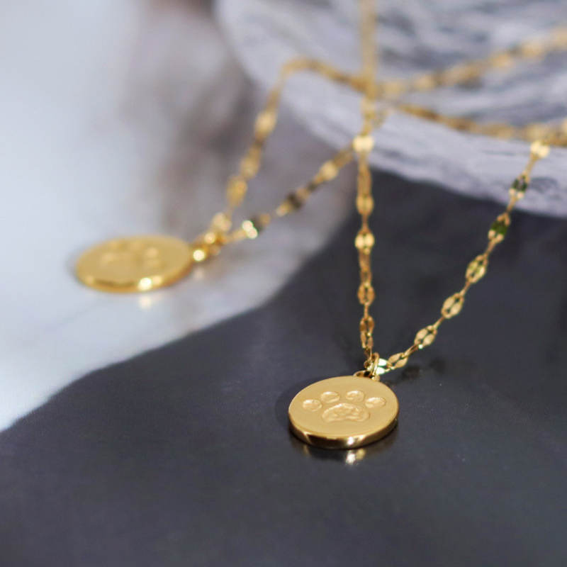 OFERTA 2x1 | Colgante Huella de Oro + Pendientes de REGALO!