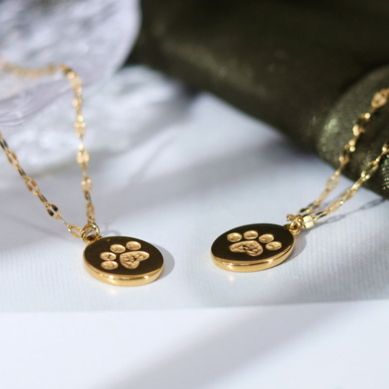 OFERTA 2x1 | Colgante Huella de Oro + Pendientes de REGALO!