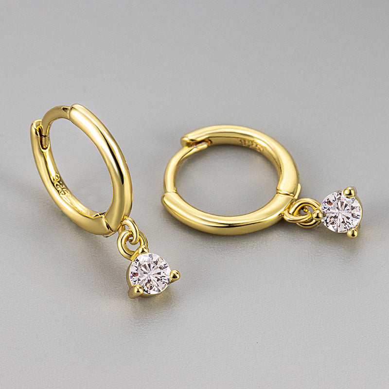 Pendientes de Oro 18K | Circonia Cúbica