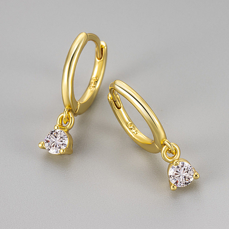 Pendientes de Oro 18K | Circonia Cúbica