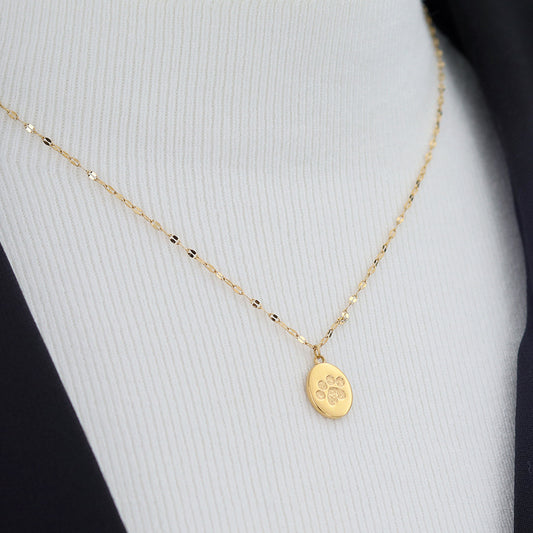 OFERTA 2x1 | Colgante Huella de Oro + Pendientes de REGALO!